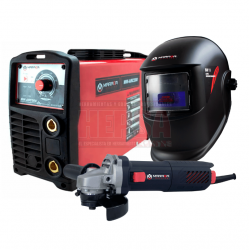 COMBO SOLDADORA MW-ARC200 + CARETA ELECTRÓNICA + ESMERIL MARAGA 7512